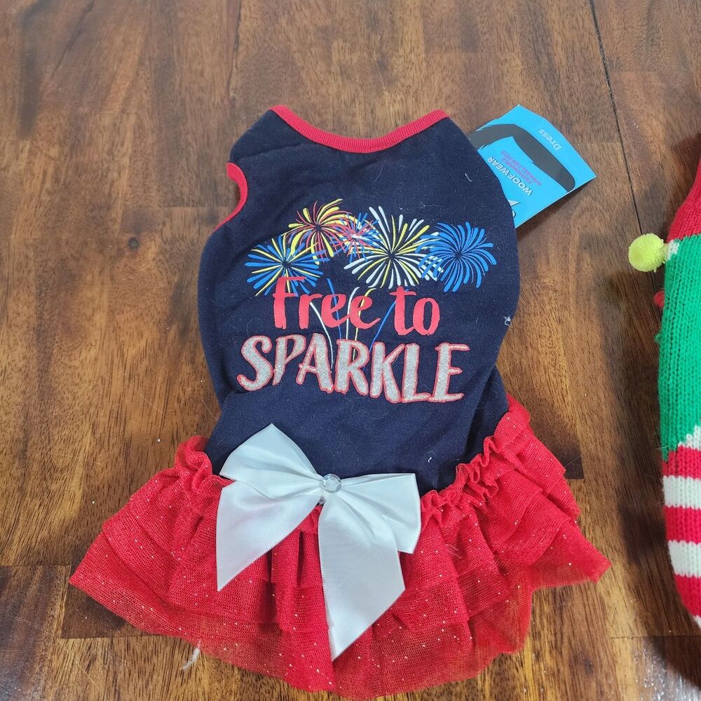 Dog Dresses Clipper and Colars Size S/M Lot of 7 - Picture 4 of 16